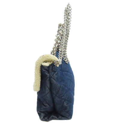 Stella McCartney ステラマッカートニー チェーンショルダー ハンドバッグ デニム レディース 中古