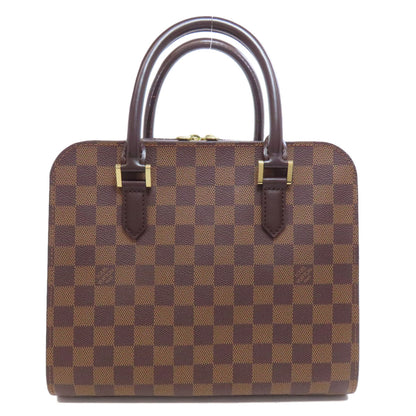 LOUIS VUITTON ルイヴィトン トリアナ ハンドバッグ ダミエキャンバス レディース 中古
