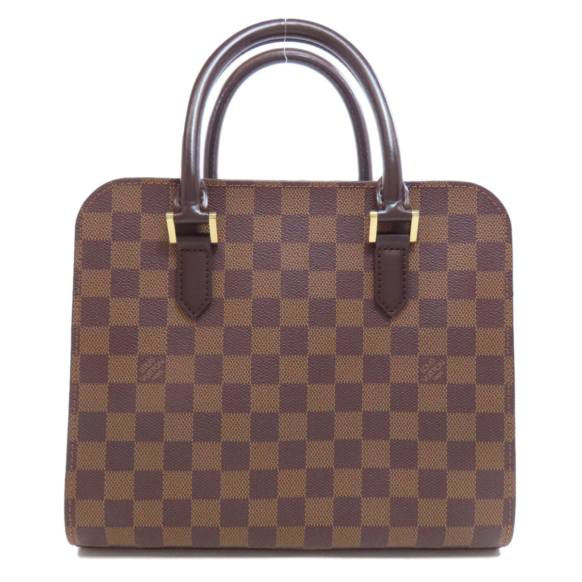 LOUIS VUITTON ルイヴィトン トリアナ ハンドバッグ ダミエキャンバス レディース 中古