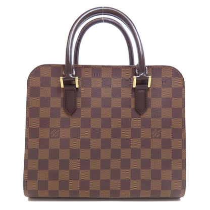 LOUIS VUITTON ルイヴィトン トリアナ ハンドバッグ ダミエキャンバス レディース 中古