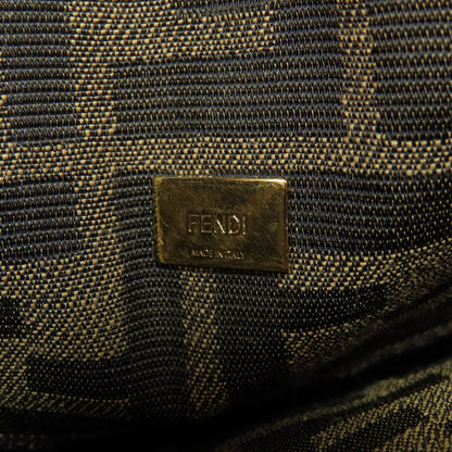 FENDI フェンディ ズッカ柄 2WAY ショルダーバッグ キャンバス レディース 中古