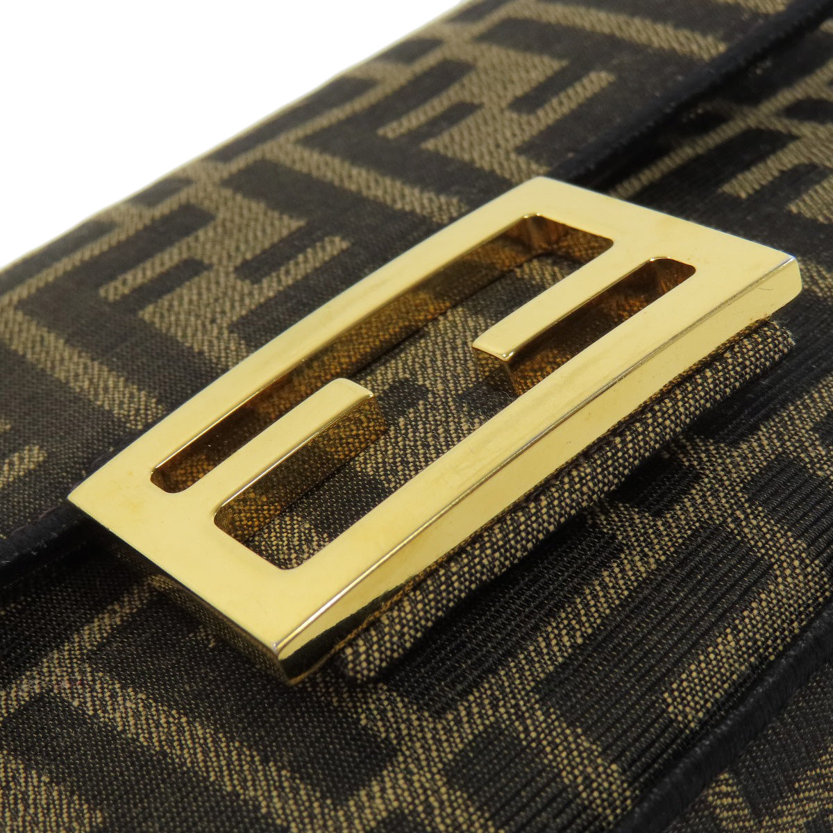 FENDI フェンディ ズッカ柄 2WAY ショルダーバッグ キャンバス レディース 中古