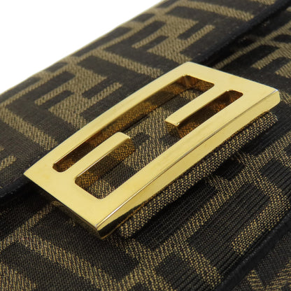 FENDI フェンディ ズッカ柄 2WAY ショルダーバッグ キャンバス レディース 中古