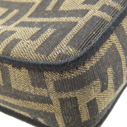 FENDI フェンディ ズッカ柄 2WAY ショルダーバッグ キャンバス レディース 中古