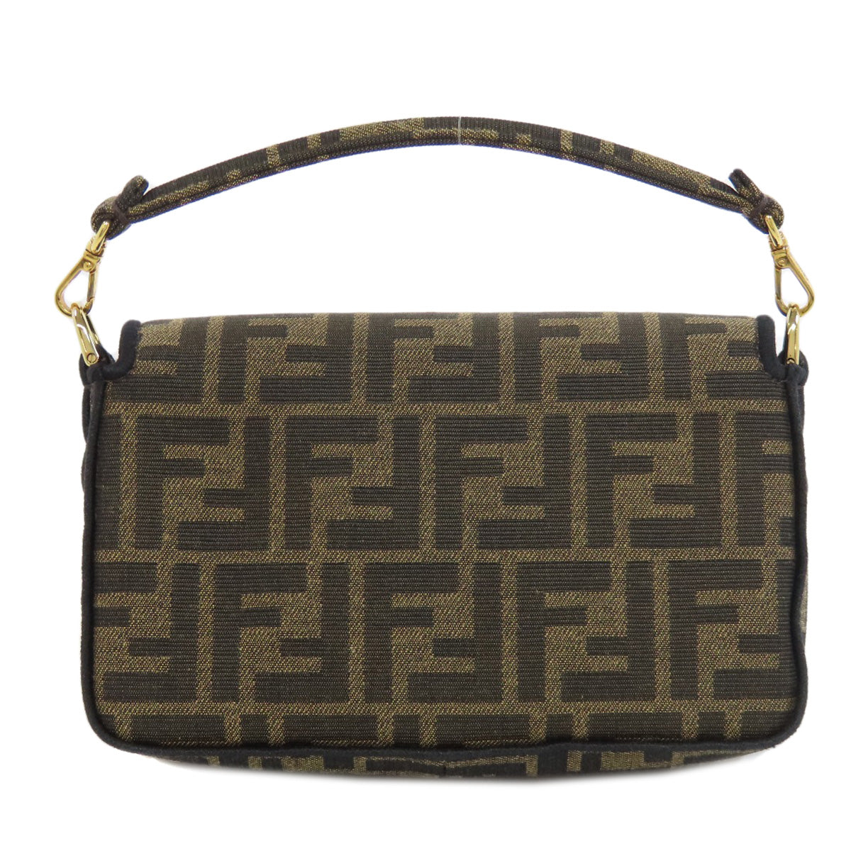 FENDI フェンディ ズッカ柄 2WAY ショルダーバッグ キャンバス レディース 中古