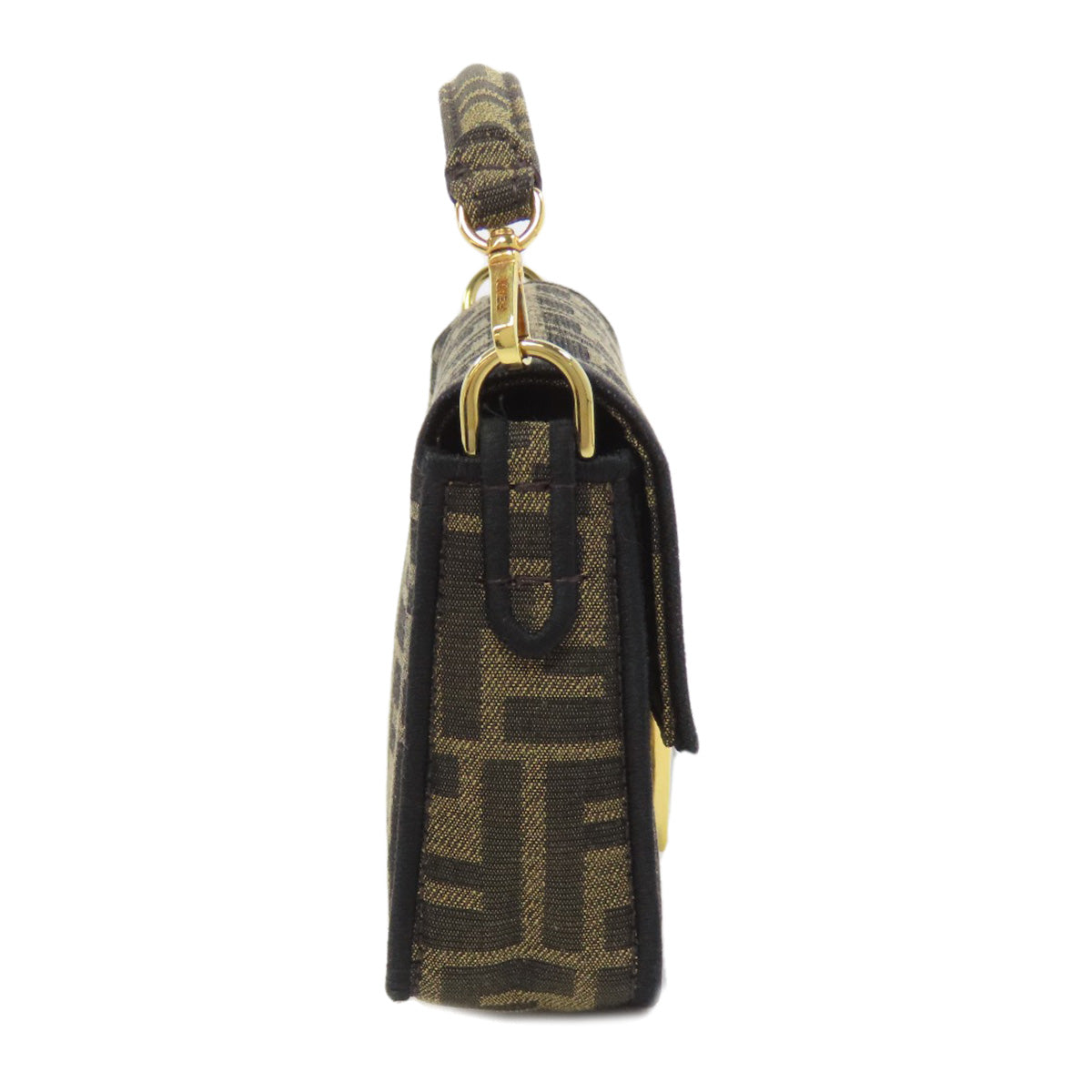 FENDI フェンディ ズッカ柄 2WAY ショルダーバッグ キャンバス レディース 中古