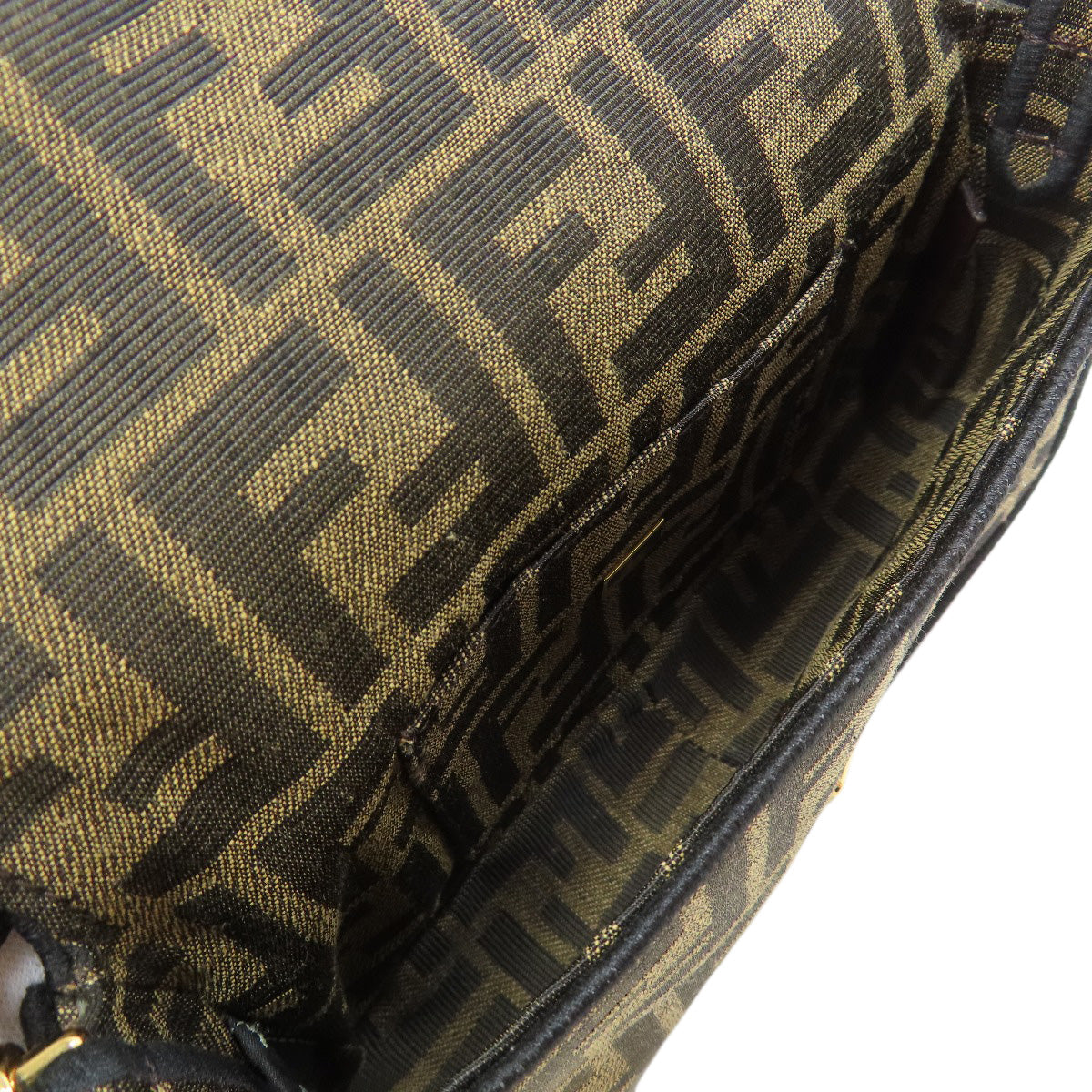 FENDI フェンディ ズッカ柄 2WAY ショルダーバッグ キャンバス レディース 中古