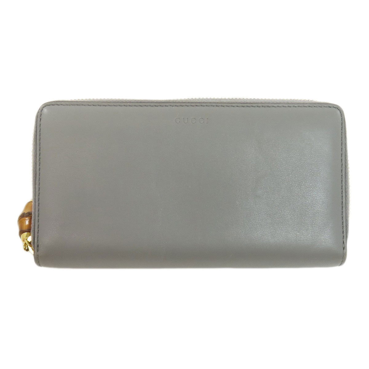 GUCCI グッチ 453158 バンブー 長財布（小銭入れあり） レザー レディース 中古