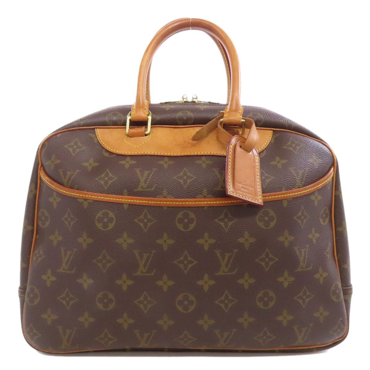 LOUIS VUITTON ルイヴィトン M47270 ドーヴィル ハンドバッグ モノグラムキャンバス レディース 中古
