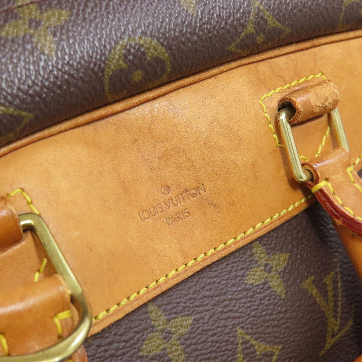 LOUIS VUITTON ルイヴィトン M47270 ドーヴィル ハンドバッグ モノグラムキャンバス レディース 中古