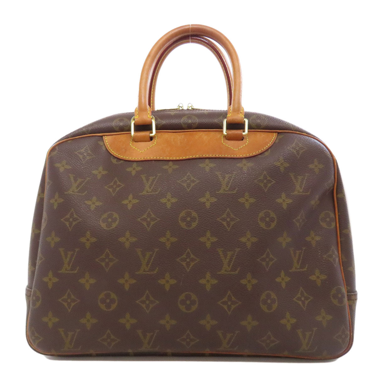 LOUIS VUITTON ルイヴィトン M47270 ドーヴィル ハンドバッグ モノグラムキャンバス レディース 中古