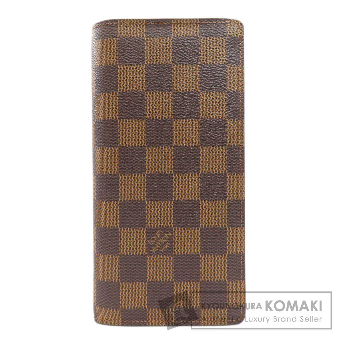LOUIS VUITTON ルイヴィトン N60017 ポルトフォイユ・ブラザ 旧 長財布（小銭入れあり） ダミエキャンバス レディース 中古
