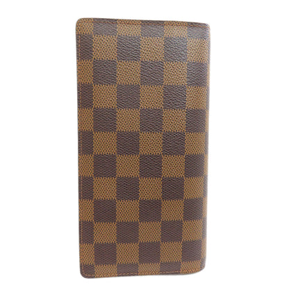 LOUIS VUITTON ルイヴィトン N60017 ポルトフォイユ・ブラザ 旧 長財布（小銭入れあり） ダミエキャンバス レディース 中古