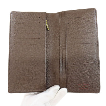 LOUIS VUITTON ルイヴィトン N60017 ポルトフォイユ・ブラザ 旧 長財布（小銭入れあり） ダミエキャンバス レディース 中古