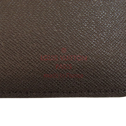 LOUIS VUITTON ルイヴィトン N60017 ポルトフォイユ・ブラザ 旧 長財布（小銭入れあり） ダミエキャンバス レディース 中古