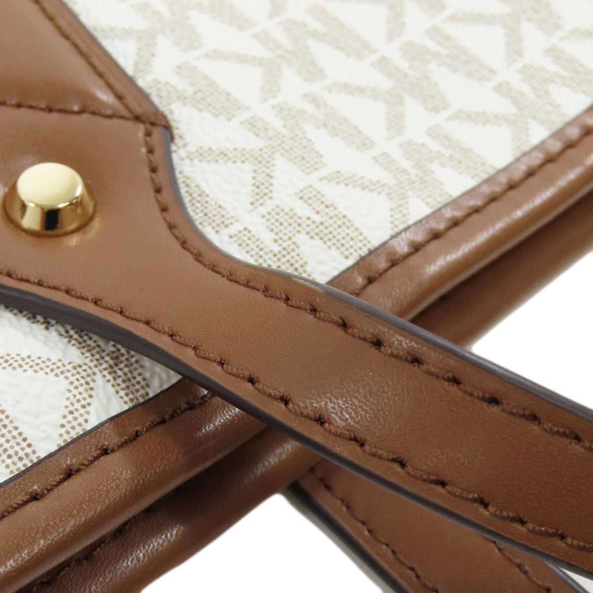 Michael Kors マイケルコース MKシグネチャー トートバッグ PVC レディース 中古