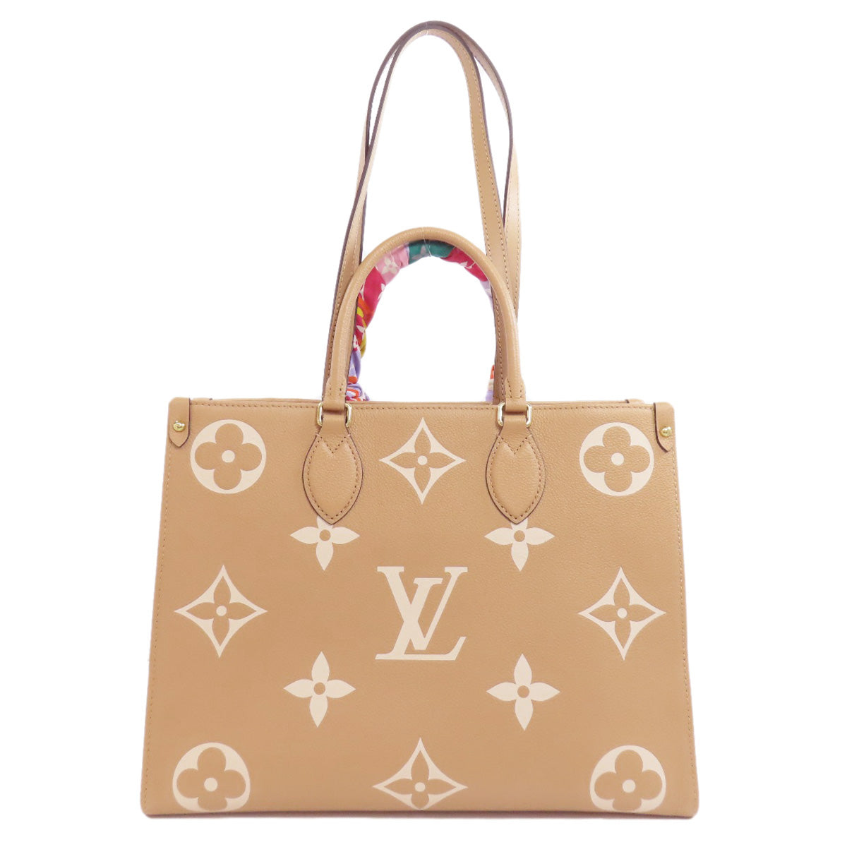 LOUIS VUITTON ルイヴィトン M45982 オンザゴーMM トートバッグ アンプラント レディース 中古