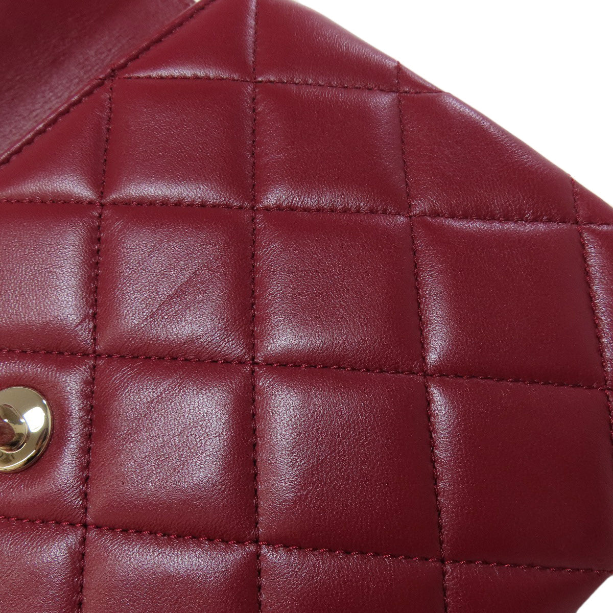 CHANEL シャネル マトラッセ 2WAY ゴールド金具 ハンドバッグ ラムスキン レディース 中古