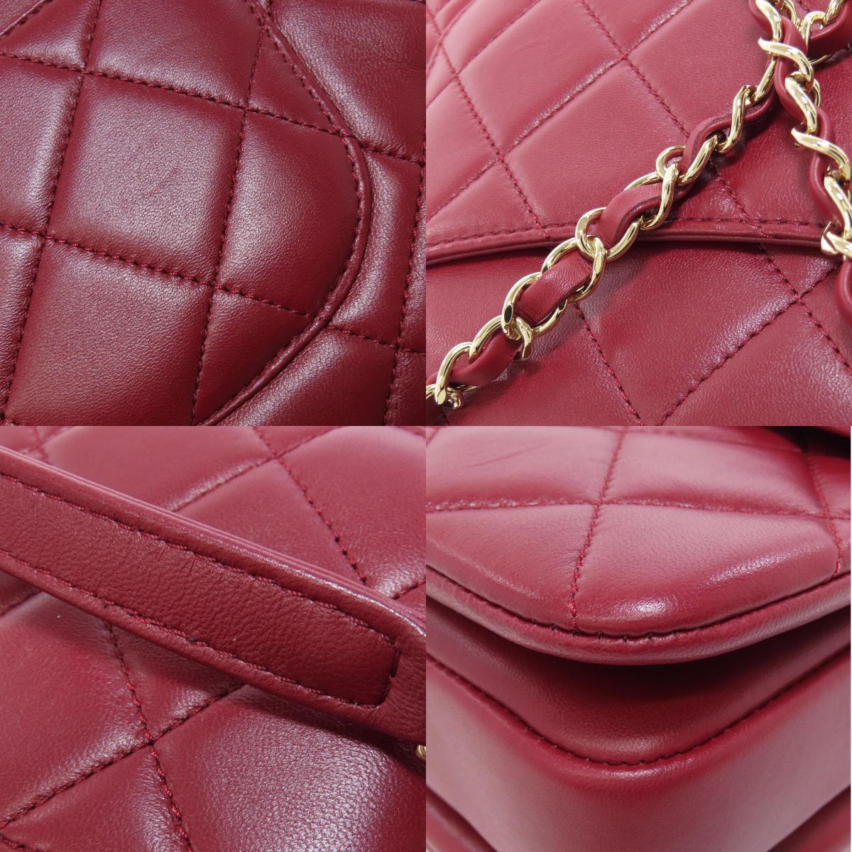 CHANEL シャネル マトラッセ 2WAY ゴールド金具 ハンドバッグ ラムスキン レディース 中古