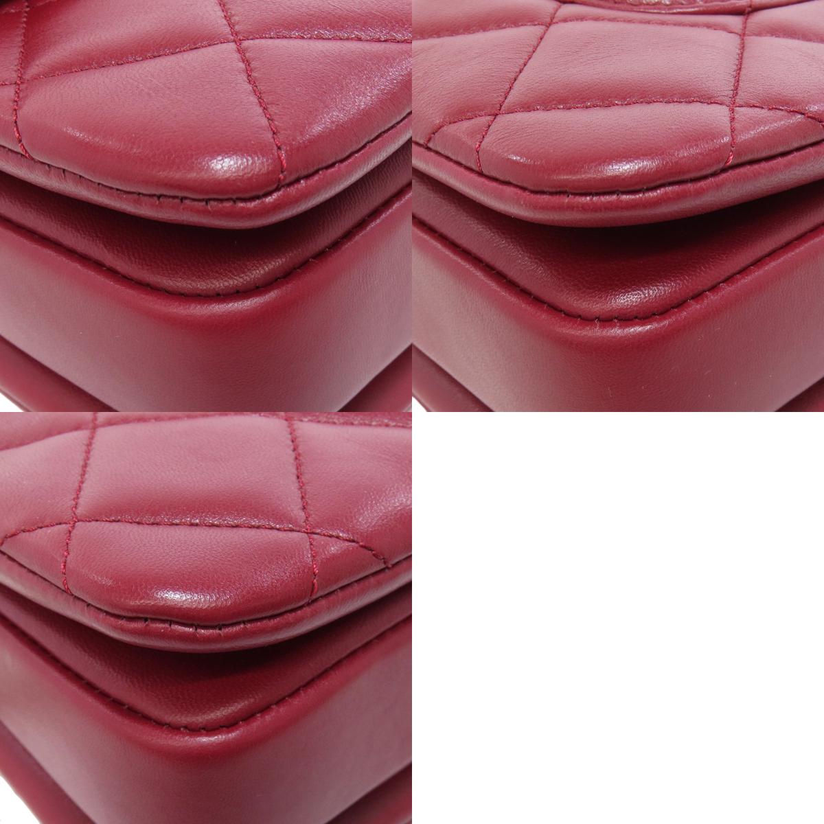 CHANEL シャネル マトラッセ 2WAY ゴールド金具 ハンドバッグ ラムスキン レディース 中古