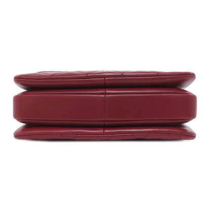 CHANEL シャネル マトラッセ 2WAY ゴールド金具 ハンドバッグ ラムスキン レディース 中古