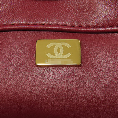 CHANEL シャネル マトラッセ 2WAY ゴールド金具 ハンドバッグ ラムスキン レディース 中古