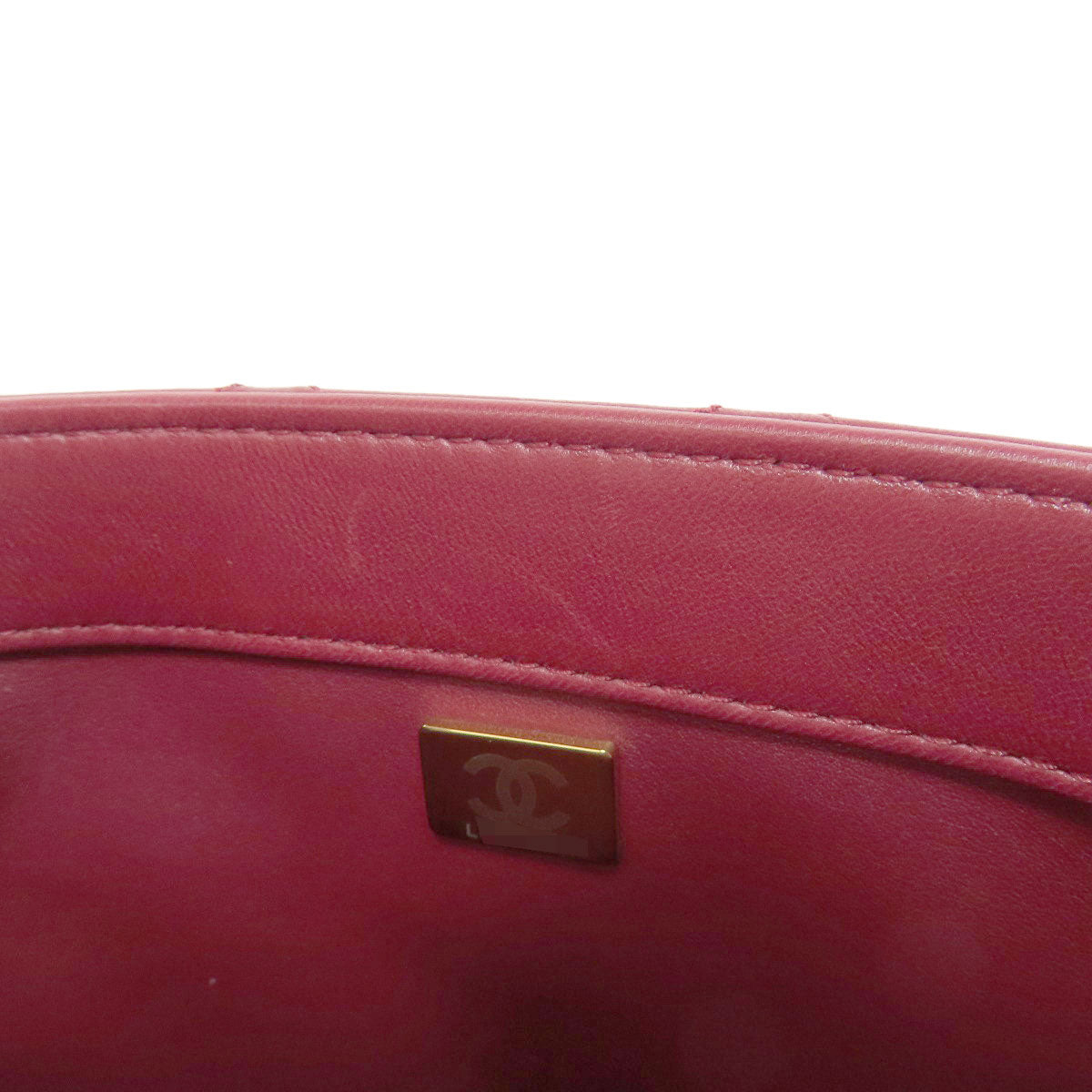 CHANEL シャネル マトラッセ 2WAY ゴールド金具 ハンドバッグ ラムスキン レディース 中古