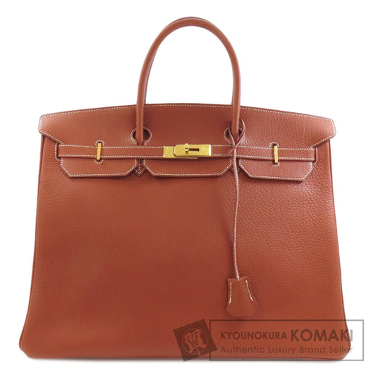 HERMES エルメス バーキン40 ゴールド金具 ハンドバッグ アルデンヌ レディース 中古