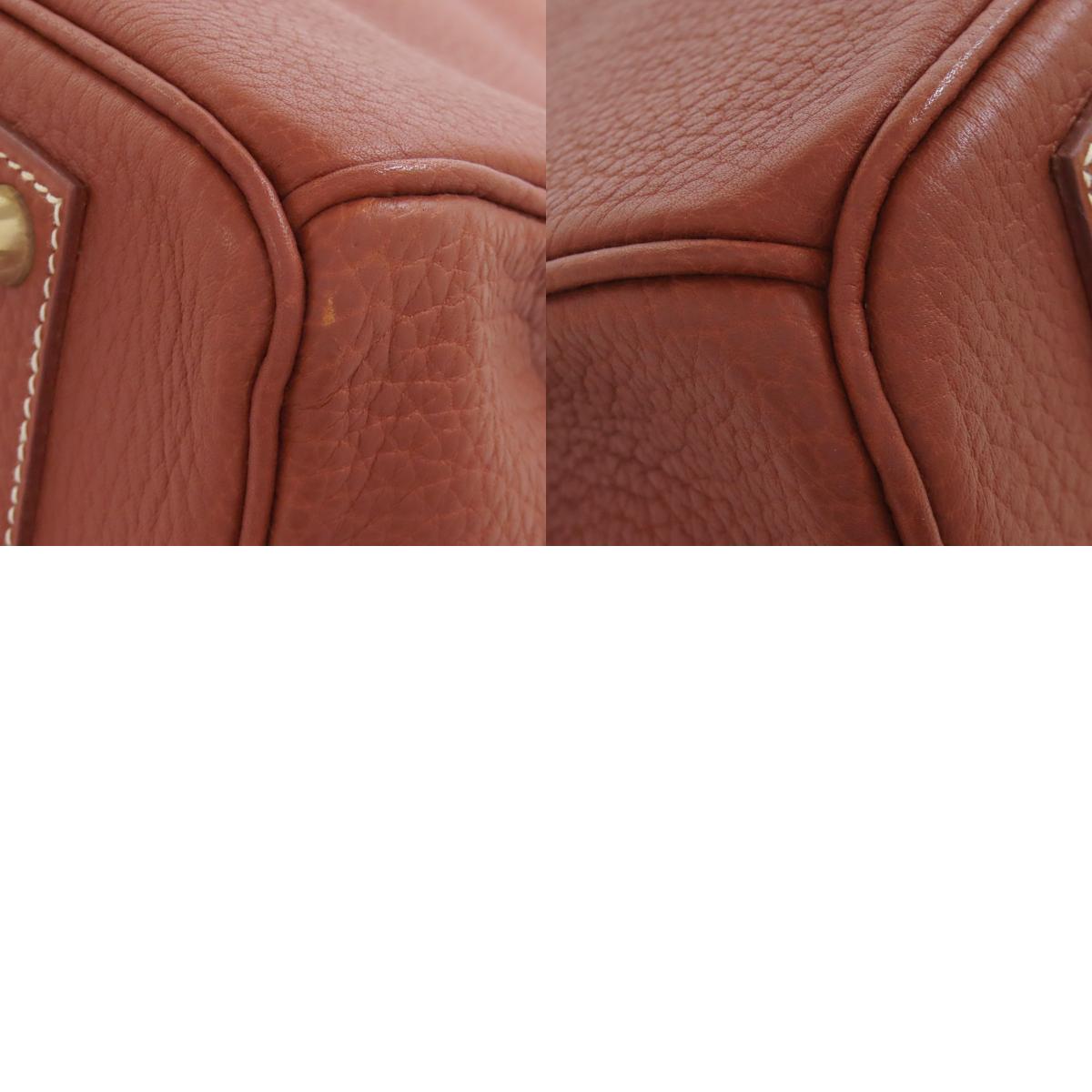 HERMES エルメス バーキン40 ゴールド金具 ハンドバッグ アルデンヌ レディース 中古