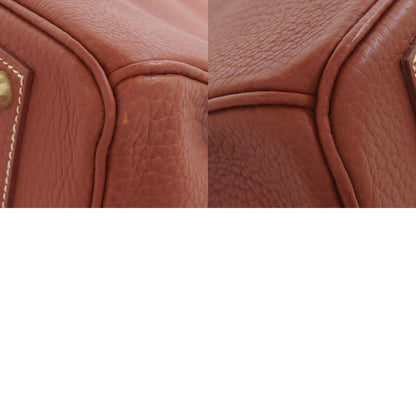 HERMES エルメス バーキン40 ゴールド金具 ハンドバッグ アルデンヌ レディース 中古