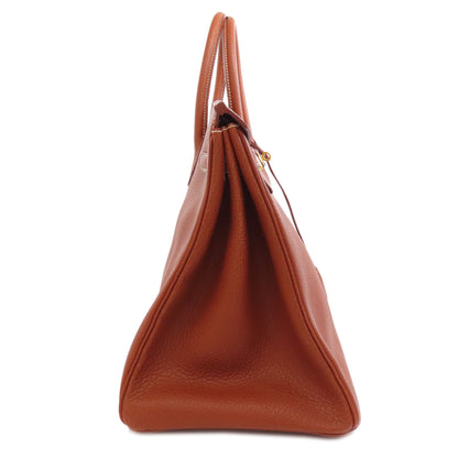 HERMES エルメス バーキン40 ゴールド金具 ハンドバッグ アルデンヌ レディース 中古