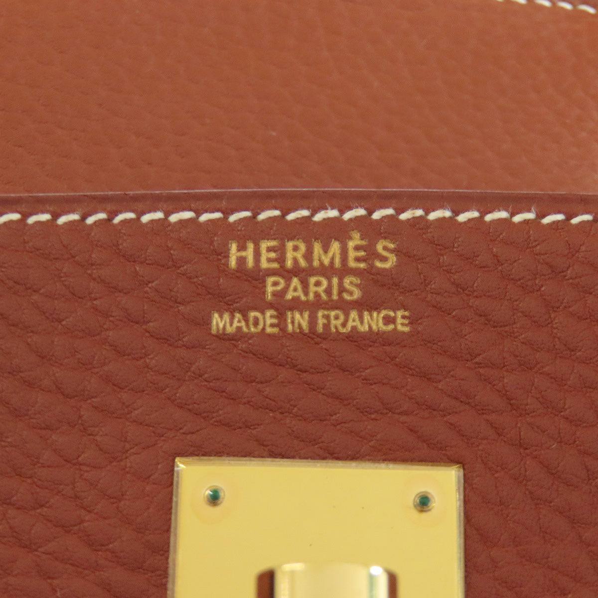HERMES エルメス バーキン40 ゴールド金具 ハンドバッグ アルデンヌ レディース 中古
