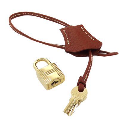 HERMES エルメス バーキン40 ゴールド金具 ハンドバッグ アルデンヌ レディース 中古