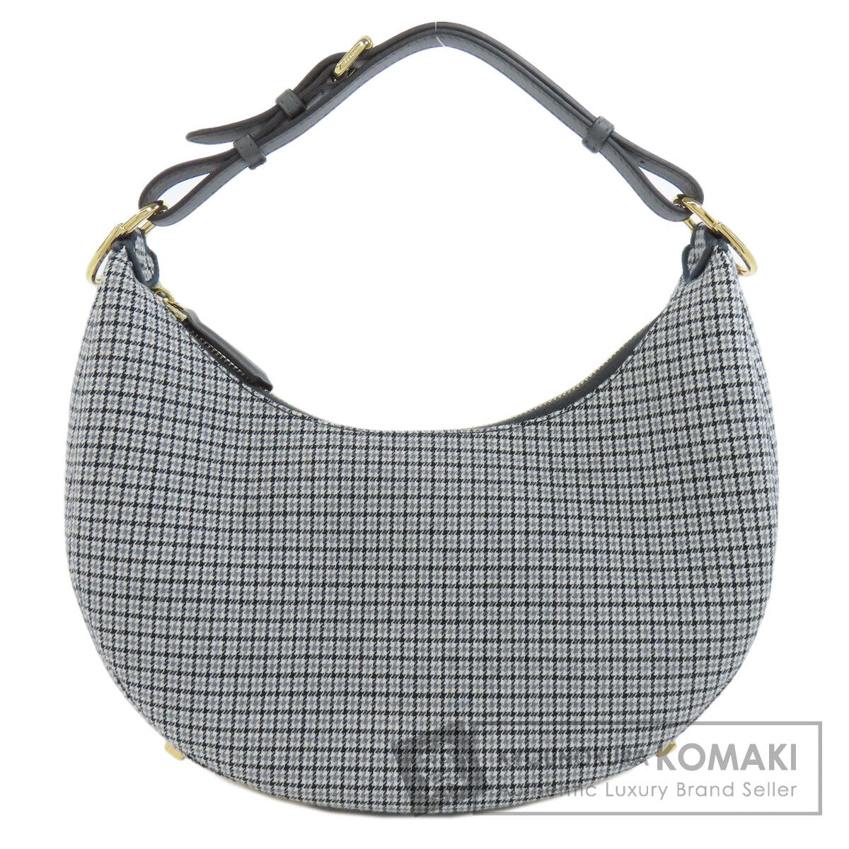 FENDI フェンディ フェンディグラフィ ショルダーバッグ キャンバス レディース 中古