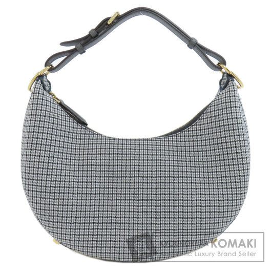 FENDI フェンディ フェンディグラフィ ショルダーバッグ キャンバス レディース 中古