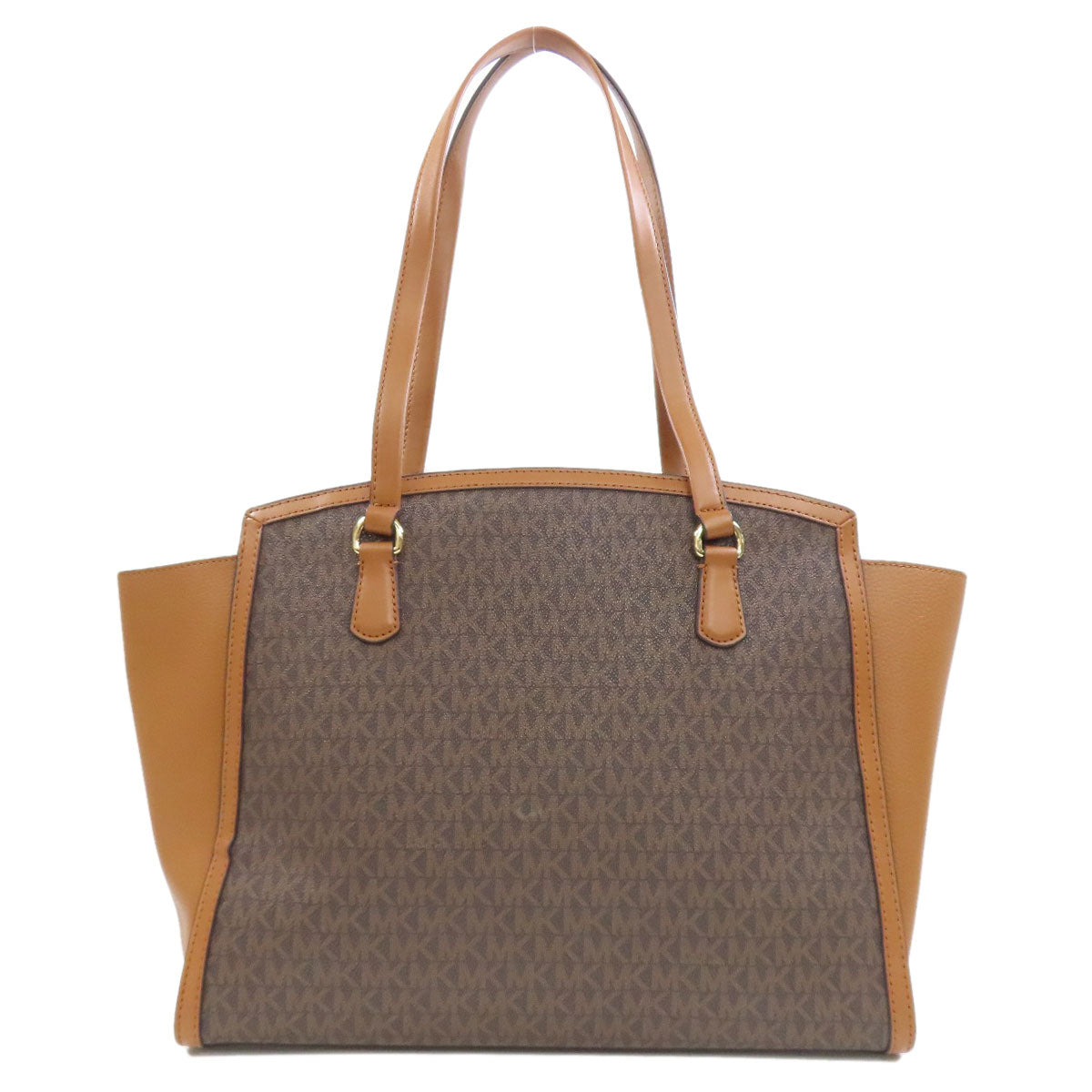 Michael Kors マイケルコース MKシグネチャー トートバッグ PVC レディース 中古