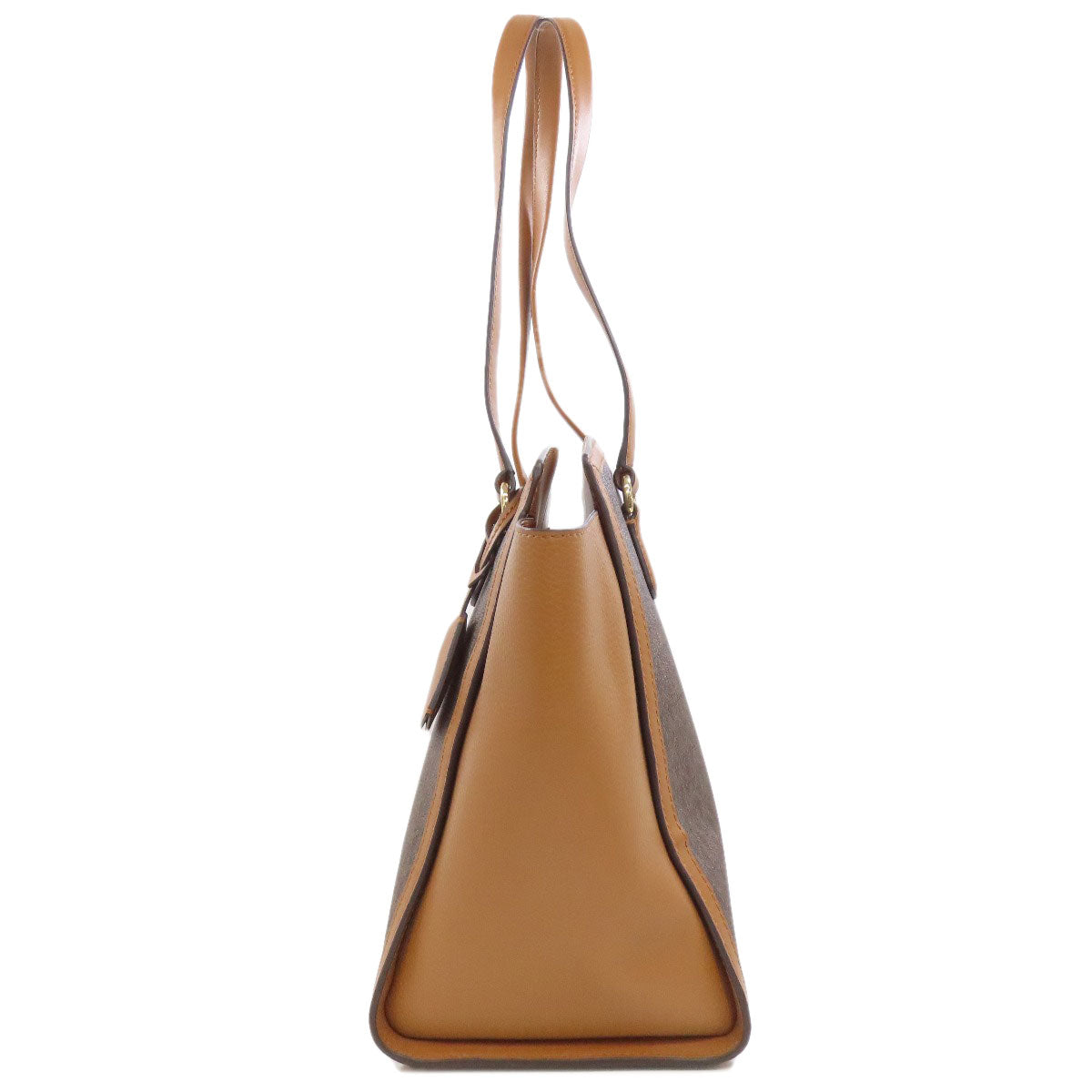 Michael Kors マイケルコース MKシグネチャー トートバッグ PVC レディース 中古