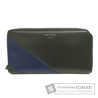 Jimmy Choo ジミーチュウ ロゴ 長財布（小銭入れあり） レザー レディース 中古