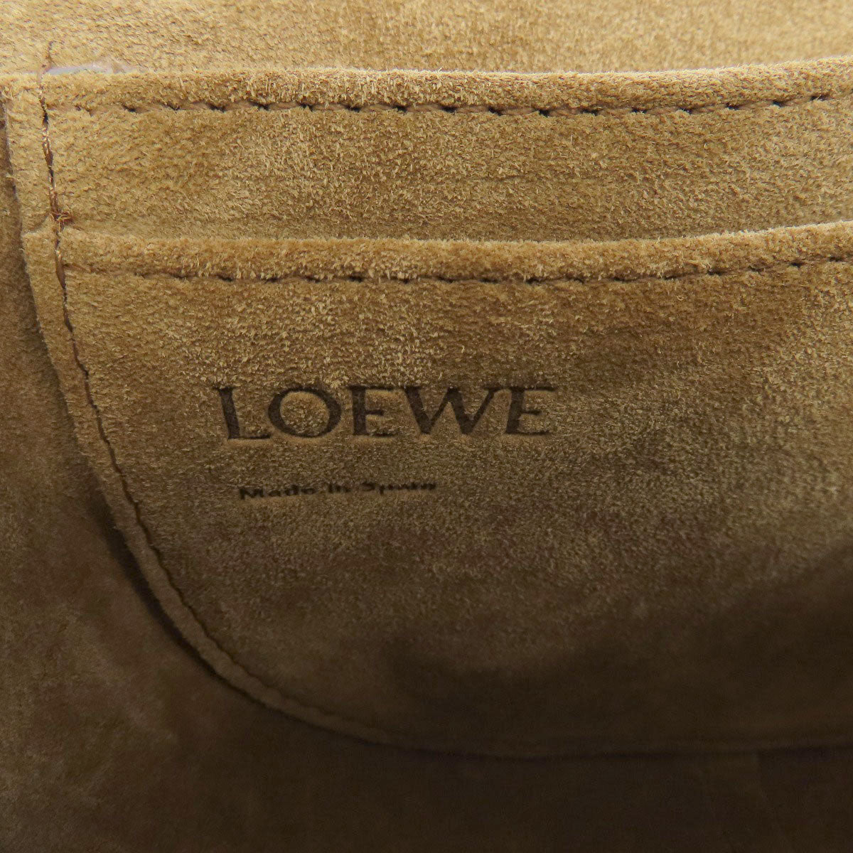 LOEWE ロエベ ゲートデュアル ショルダーバッグ カーフ レディース 中古