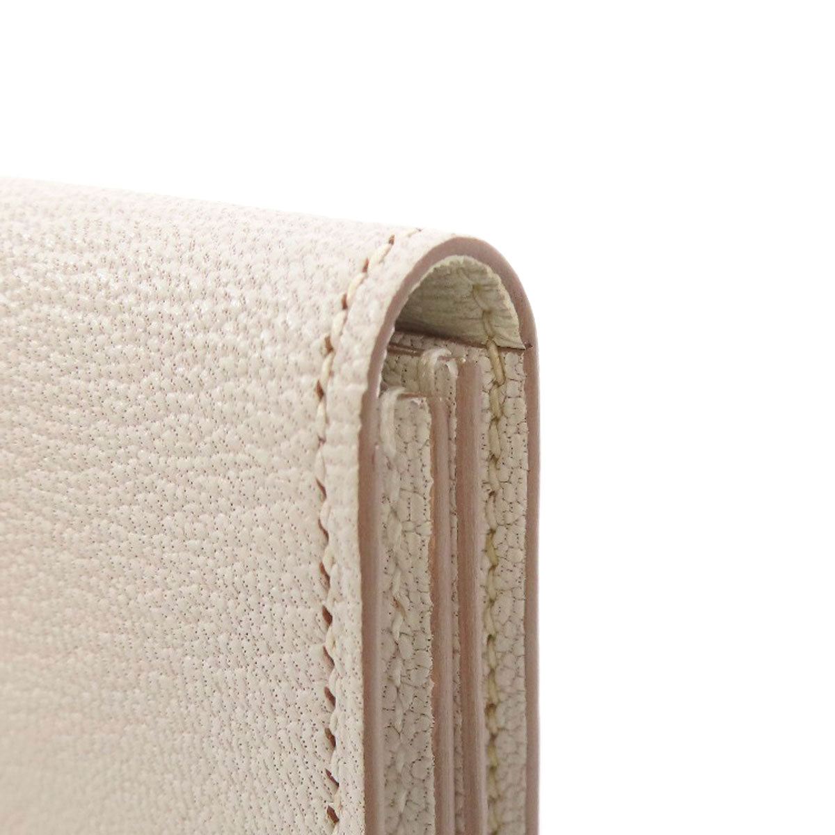 HERMES エルメス ベアン ゴールド金具 カードケース シェーブル レディース 中古
