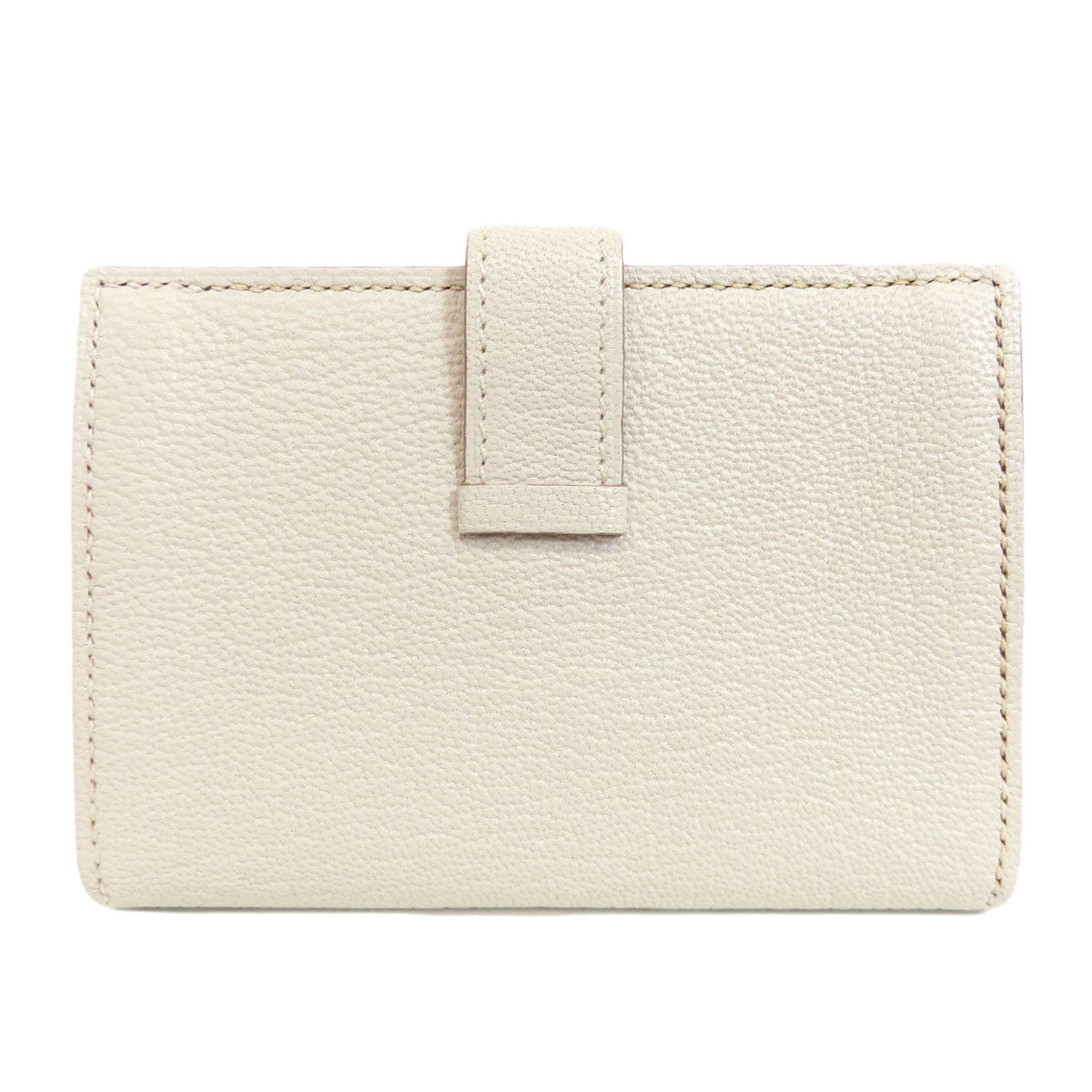 HERMES エルメス ベアン ゴールド金具 カードケース シェーブル レディース 中古