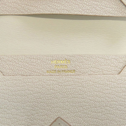 HERMES エルメス ベアン ゴールド金具 カードケース シェーブル レディース 中古