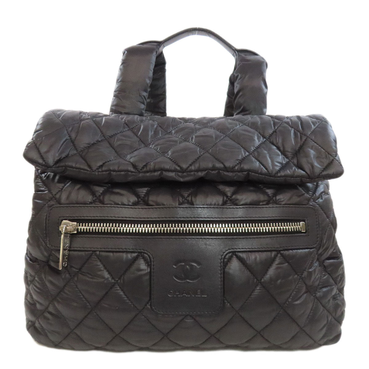 CHANEL シャネル コココクーン シルバー金具 リュック・デイパック ナイロン レディース 中古