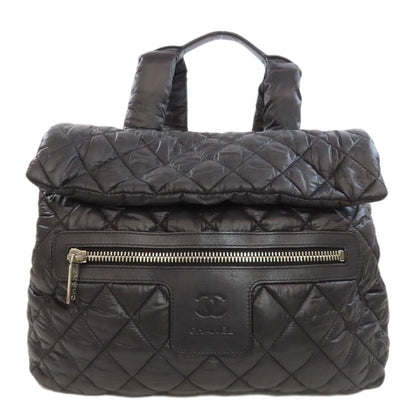 CHANEL シャネル コココクーン シルバー金具 リュック・デイパック ナイロン レディース 中古