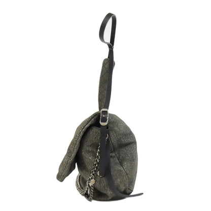 Jimmy Choo ジミーチュウ バイカーチェーン トートバッグ レザー レディース 中古