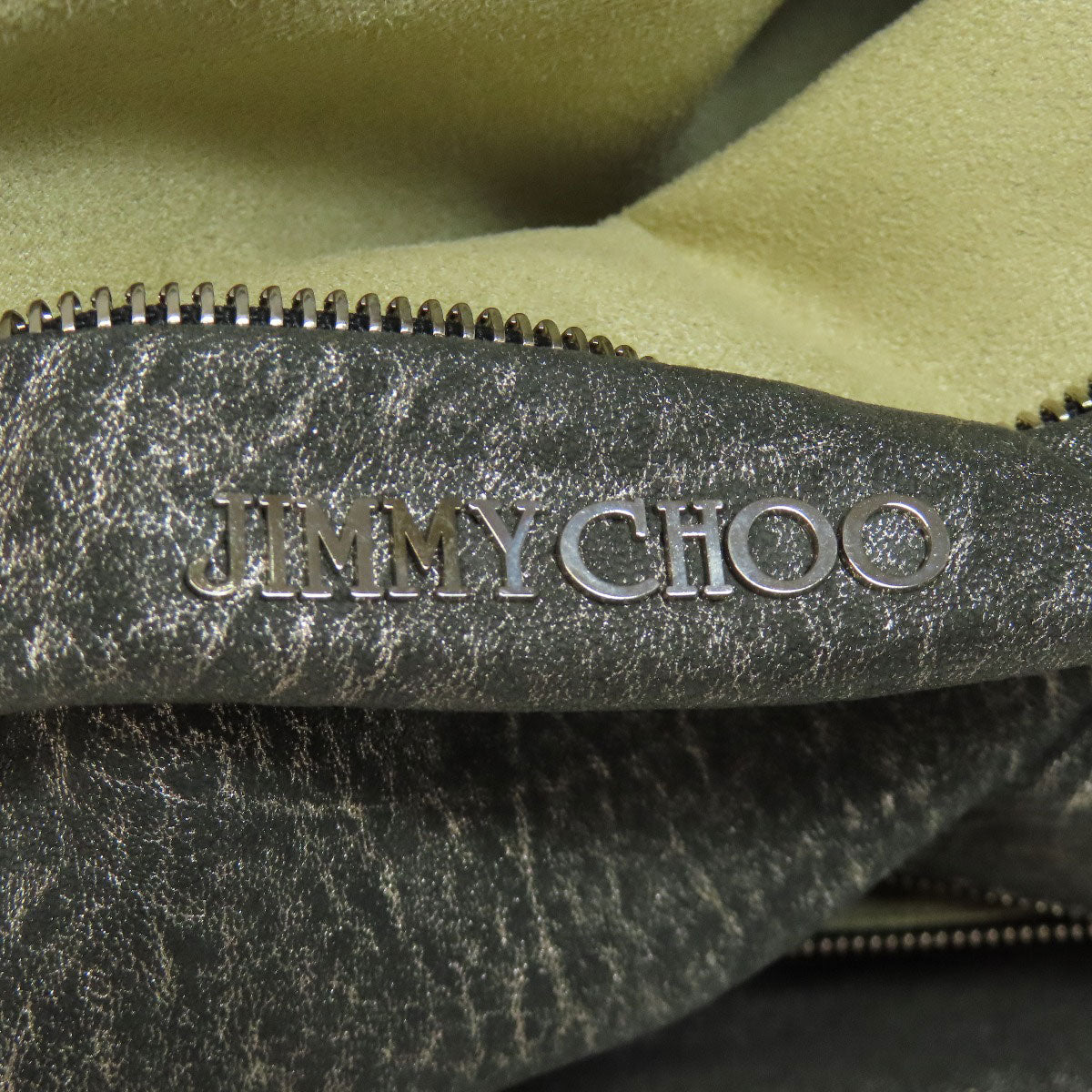 Jimmy Choo ジミーチュウ バイカーチェーン トートバッグ レザー レディース 中古
