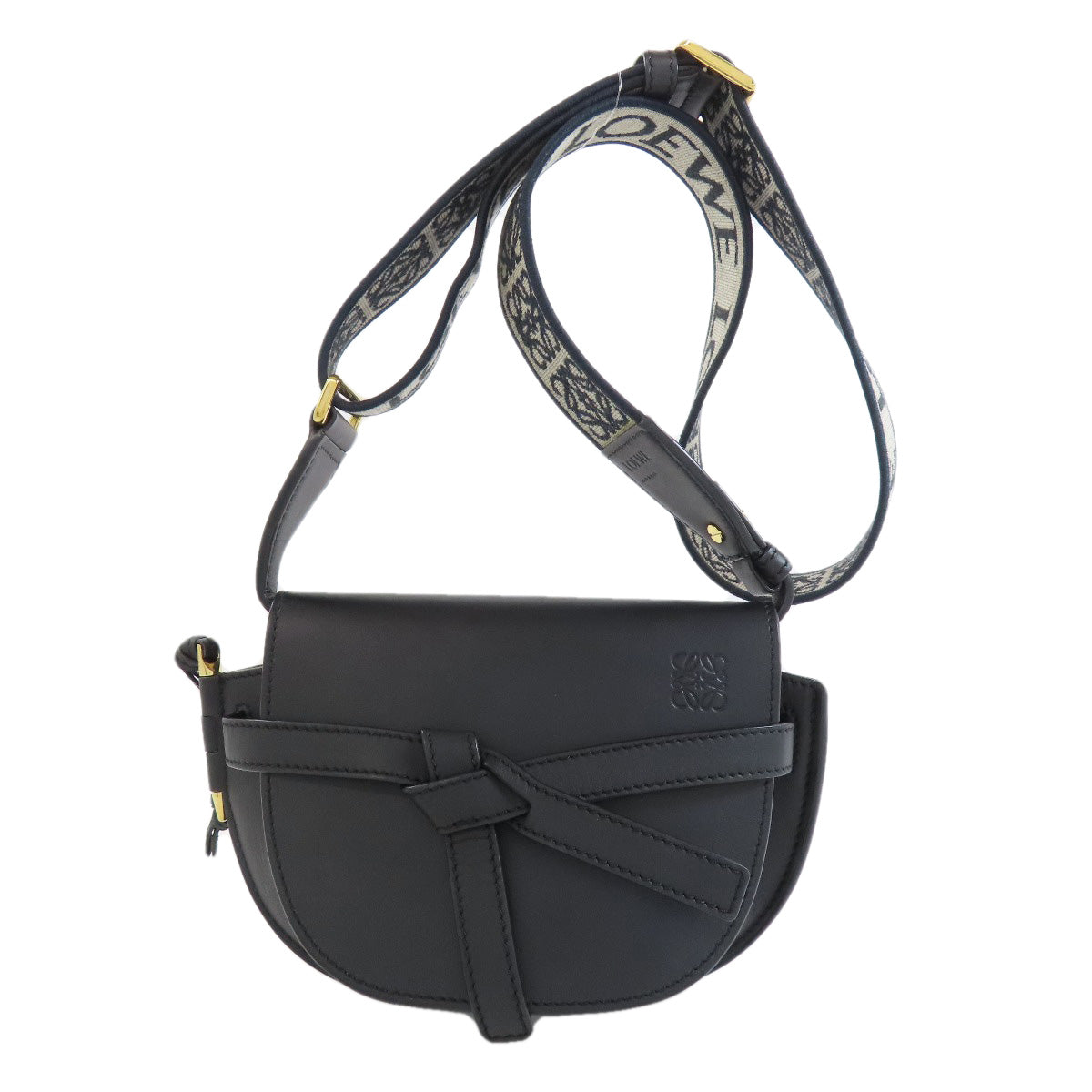 LOEWE ロエベ ゲートデュアル ミニ ショルダーバッグ カーフ レディース 中古
