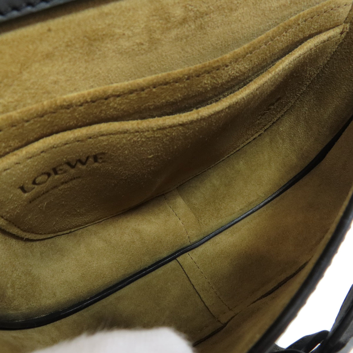 LOEWE ロエベ ゲートデュアル ミニ ショルダーバッグ カーフ レディース 中古
