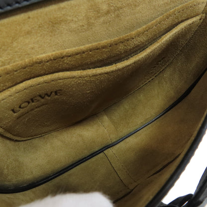 LOEWE ロエベ ゲートデュアル ミニ ショルダーバッグ カーフ レディース 中古