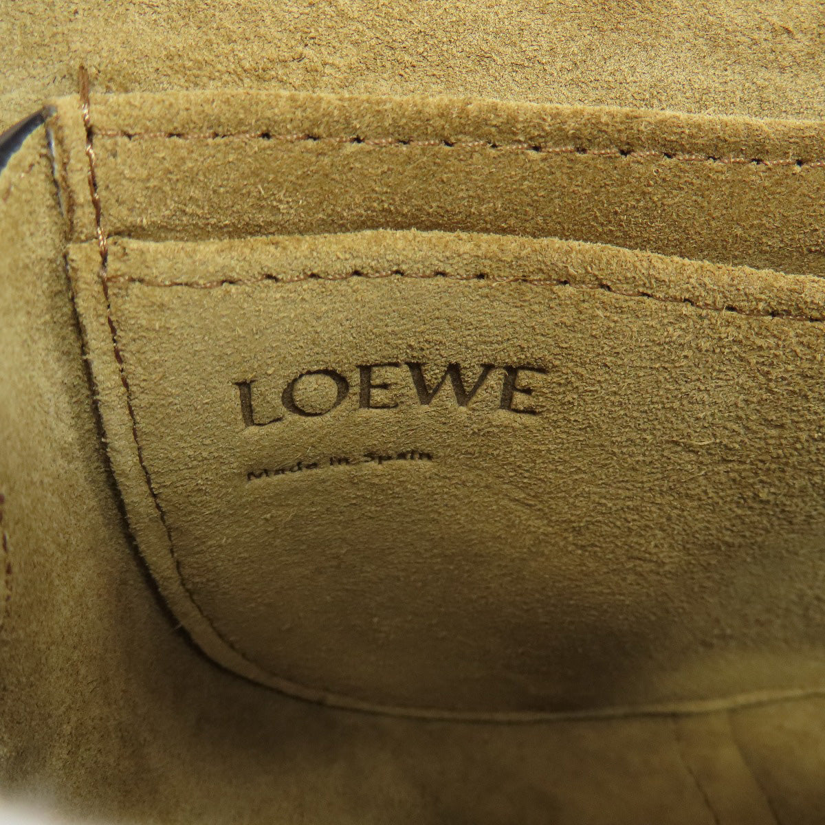 LOEWE ロエベ ゲートデュアル ミニ ショルダーバッグ カーフ レディース 中古